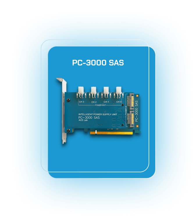 PC-3000 SAS Acelab UTI Dos dados