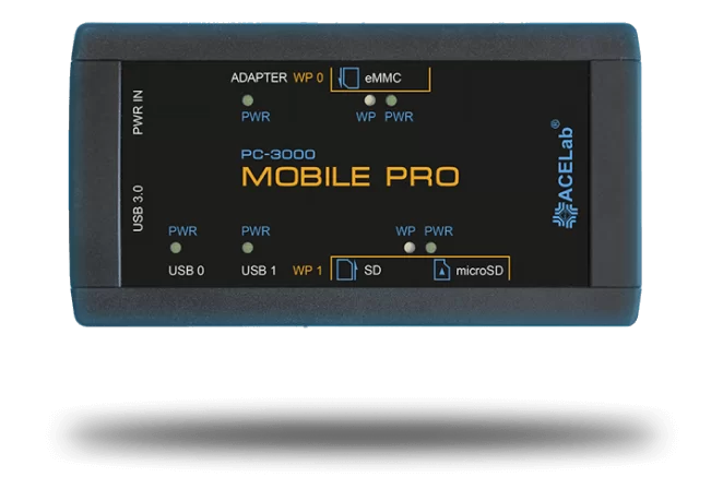 PC-3000 Mobile front Acelab UTI Dos Dados